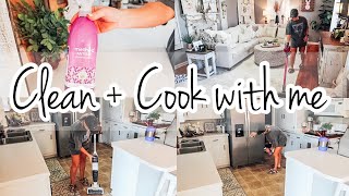 CLEAN WITH ME  SPRING 2021 | CLEANING MOTIVATION | COOK + CLEAN WITH ME