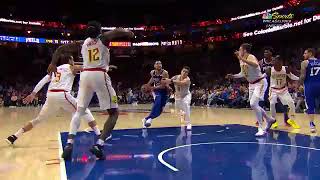 Simmons Attacks the Rim