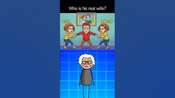 Who is his real wife 😍#shorts #paheli #riddle #quiz #viral #trending