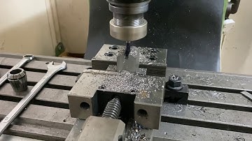 Milling V slot without change milling machine angle ........part 1