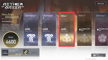 [Aether Gazer] Grand Centenary Ceremony: Gen-Zone Simulation - Nile I (Max Difficulty)