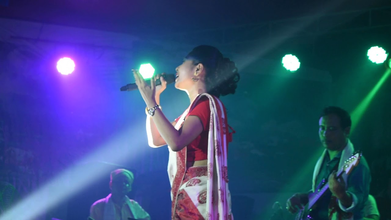 Deepshikha bora live performance.... 2018 song Barbie putola