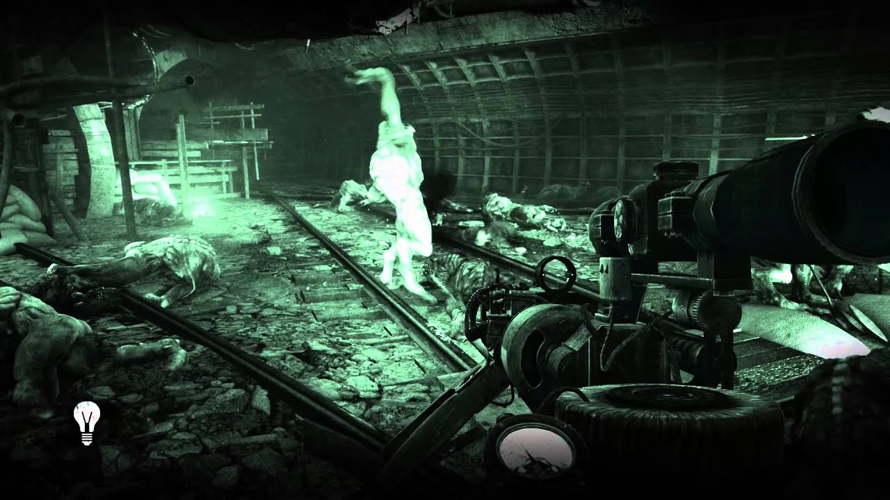Metro 2033 Redux Night Vision fight (rus) YouTube