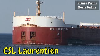 Csl Laurentien 738Ft 225M Bulk Carrier Cargo Ship In St Clair River Great Lakes