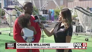 Exclusive behind-the-scenes NFL Draft Experience with former UNLV running back Charles Williams