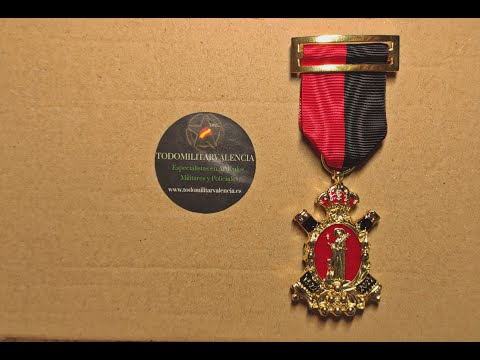 Medalla 500 años Santa Bárbara, Patrona de artillería