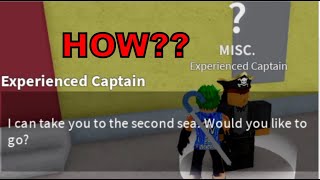 How to go to the SECOND SEA NEW WORLD in Blox Fruits! (Roblox