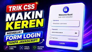 Ubah Form HTML Biasa Jadi Mewah! Tutorial CSS Pemula