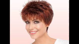 Short spiky haircuts for women back and front