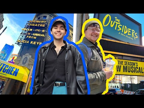 we went to Broadway to see 20 shows! | April 2024 New York theatre trip vlog part 3