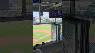 View from the Press Box #wrigleyfield #chicago #shorts