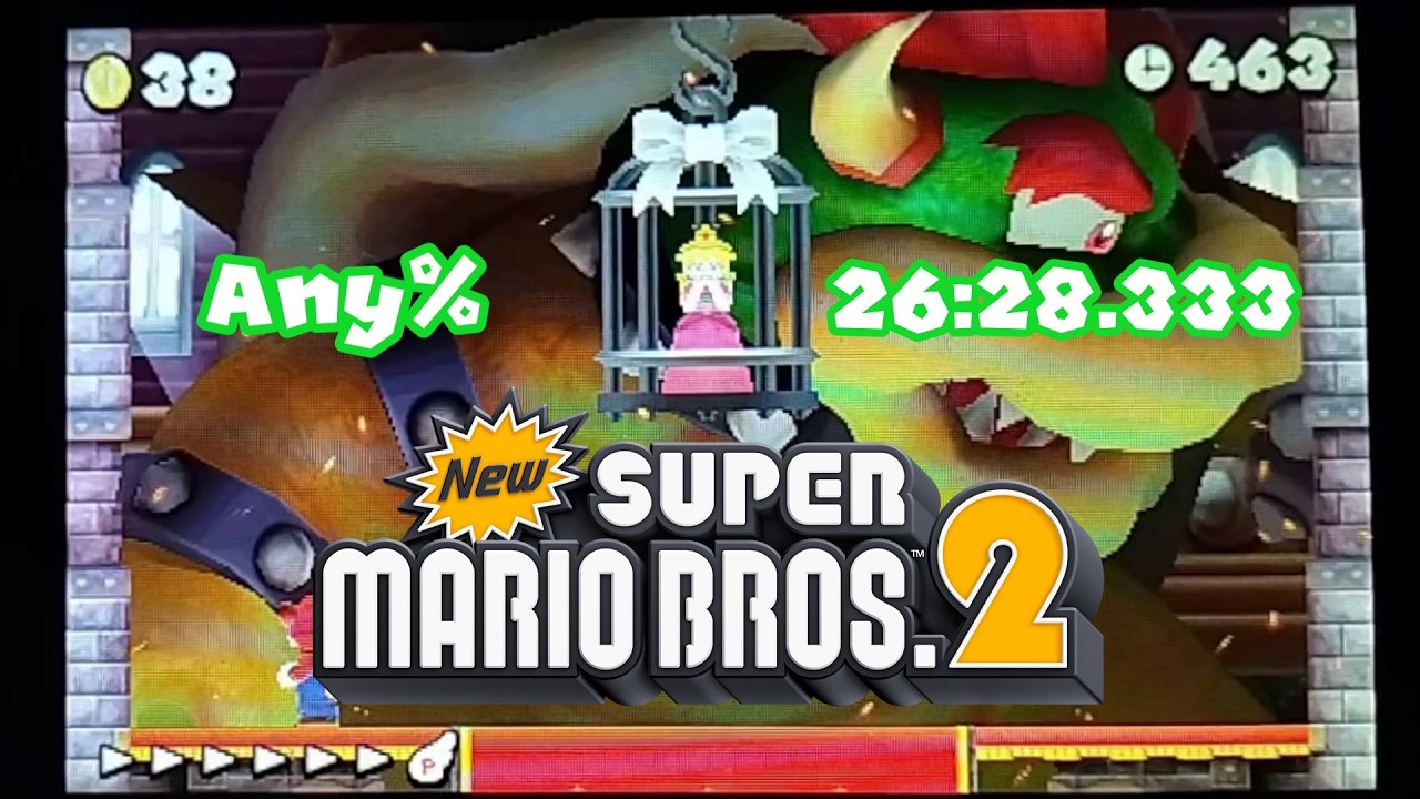 Newスーパーマリオブラザーズ2 Any% 26:28.333 - YouTube