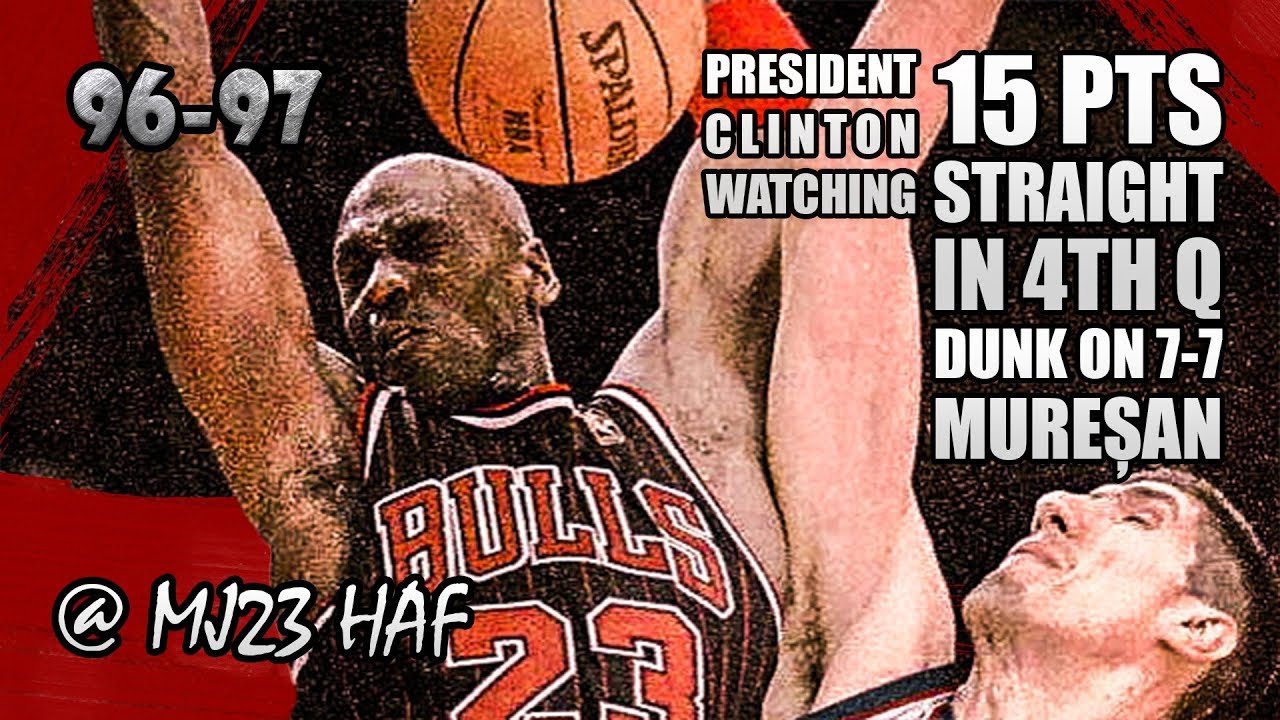 Michael Jordan Highlights vs Bullets (1997.02.21)36pts,CLUTCH