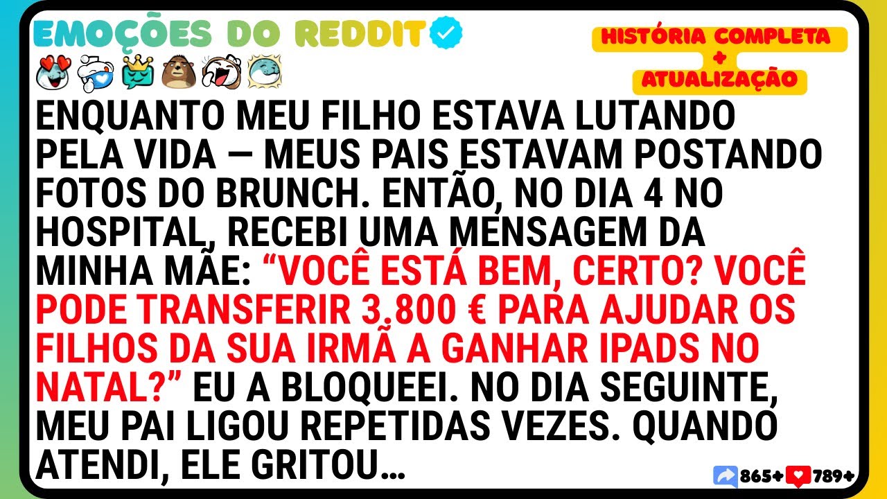 Enquanto Meu Filho Estava Lutando Pela Vida — Meus Pais Estavam Postando Fotos Do Brunch. Então..