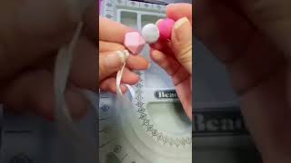 Pacifier clip made of silicone beads #shorts #siliconebeads #pacifierclip