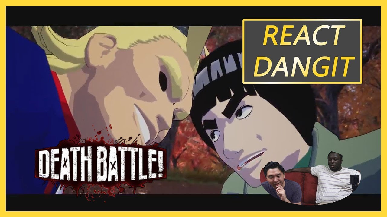 Death Battle All Might VS Might Guy Reaction! | React DangIT