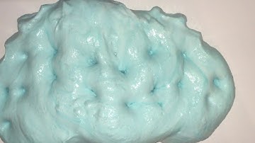 FLUFFY & BUBBLY SLIME TUTORIAL