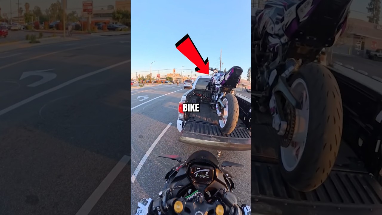 He Did Funniest Thing When Spotting Bike @yalocalirishboy / ig