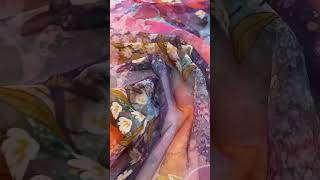 Палантин шелковый (шифон) "10935", вид 3, 85х200 см #platki #fashion #beautiful #art #fabric
