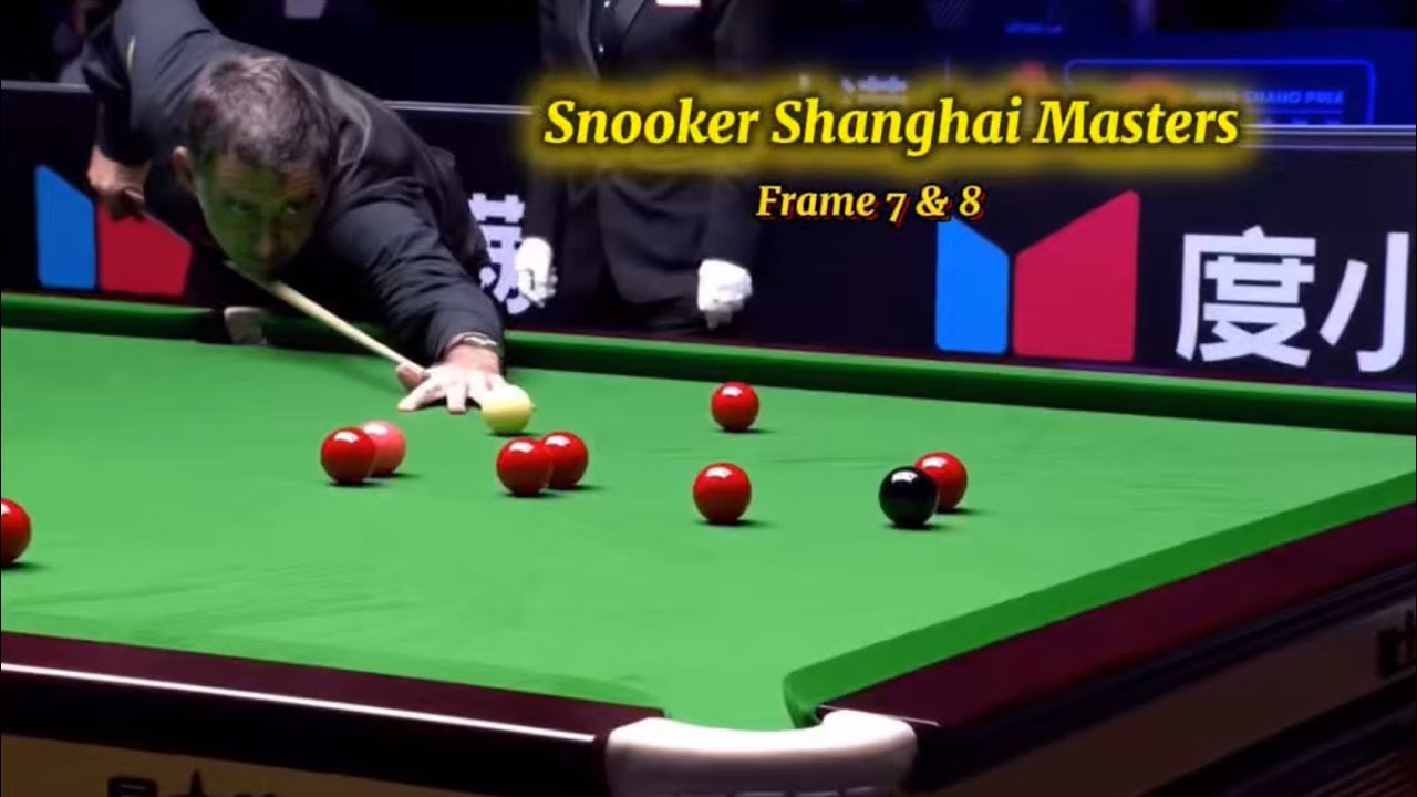 Ronnie O’Sullivan Vs Wilson ( frame 7, 8 ). Snooker Shanghai Master.