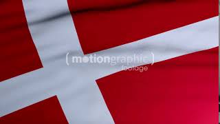 Denmark Flag Loop - Motion Graphic