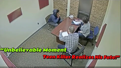 "Teen Killer's Realization Caught on Camera – Full Interrogation" #True Crime stories #crime
