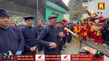 Lễ Khai Quang mở Mắt Rồng Lễ hội Tranh Đầu Pháo thị trấn Quảng Uyên, huyện Quảng Hoà năm 2025