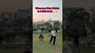 When You Play Cricket in Public Park 😂🏏 | Most Relatable Gully Cricket Moment Ever 🤣 #cricket
