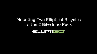 Loading Elliptical Bicycles onto Inno 2 bike rack