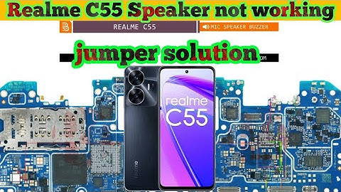 Realme C55 Speaker not working problem jumper solution|#thesoilboy