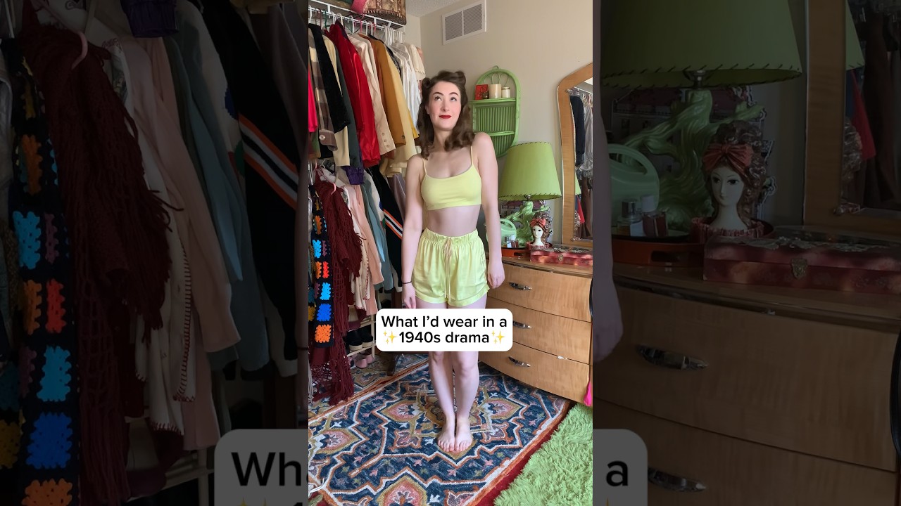 What I’d wear in a ✨1940s drama!✨