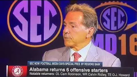 Nick Saban and Paul Finebaum get testy at SEC Media Days