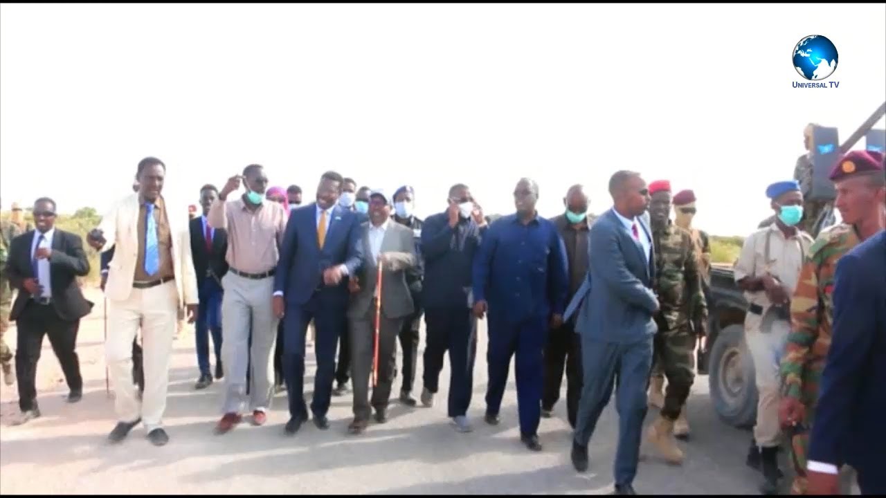 Madaxweynaha Galmudug Axmad Cabdi Kaariye oo Maanta gaaray Magaalada Galkacyo.