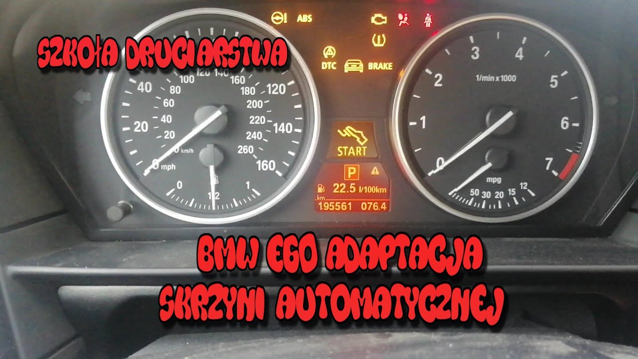 Szkoła Druciarstwa Bmw E60 550I Adaptacja Skrzyni Automatycznej Reset Transmission Wazzup :) - Youtube