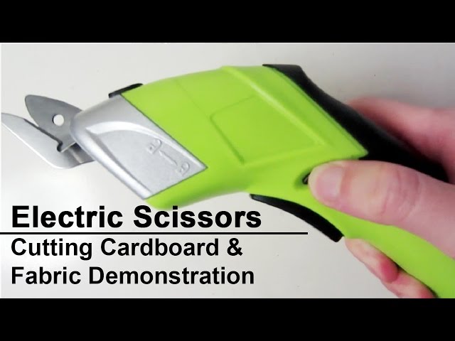 Simplicity Electric Scissors Unboxing + Demo - How to Cut