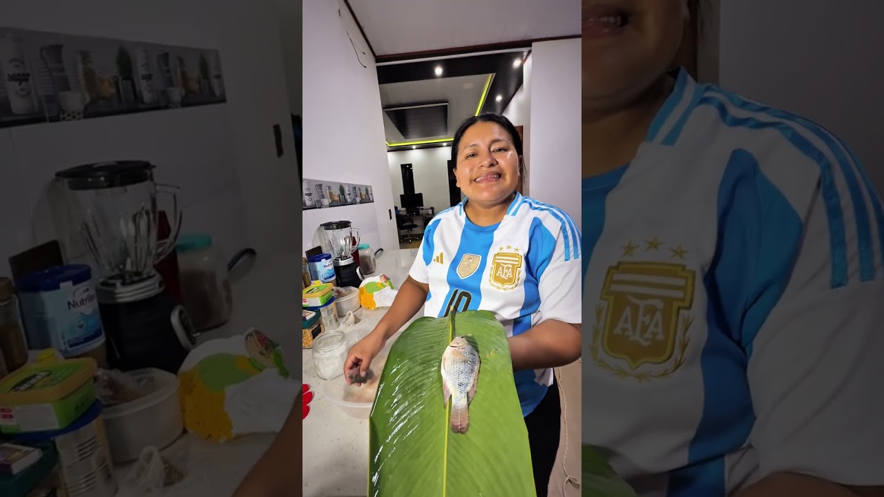 Hoy vamos a preparar un pescadito en hojas de bijao, por que hoy estamos en una labor bien arduo