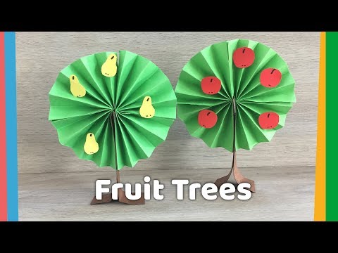 How to make simple Paper Tree | DIY Season crafts for kids