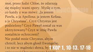 drugieczytanie  16 Maja 2018  1 Kor 1 1013 1718