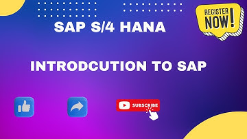 Introduction to SAP S/4 HANA