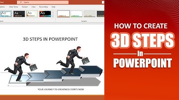 How to create  3D steps in PowerPoint
