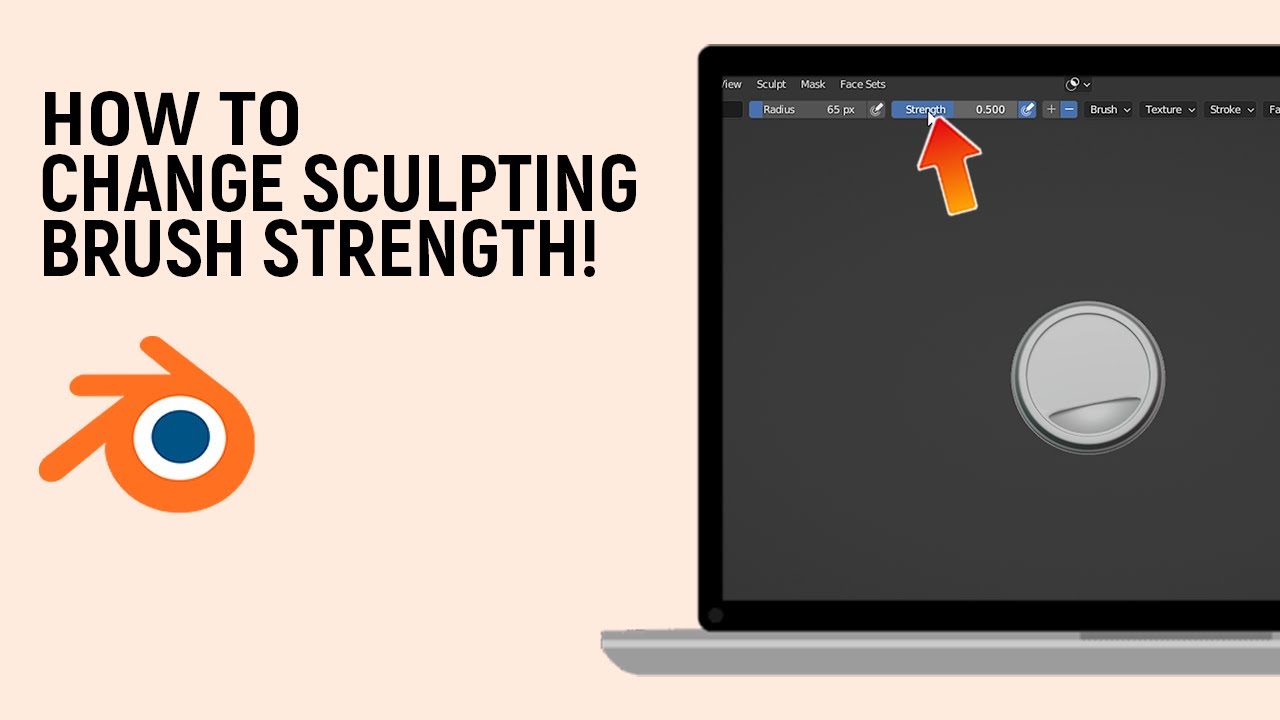 How to Change Sculpting Brush Strength in Blender [easy] - YouTube