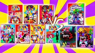 POPPY PLAYTIME3 SMILING CRITTERS STORY GAMING BOOK🎮 VS THE AMAZING DIGITAL CIRCUS STORY GAMING BOOK🎮