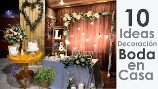 Ideas de decoración y adornos para una boda civil
