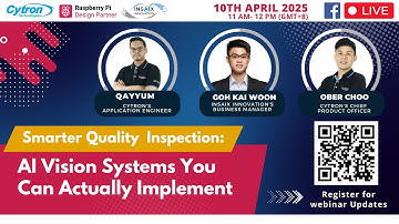 WEBINAR: Smarter Quality Inspection – AI Vision Systems You Can Actually Implement