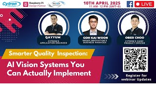 WEBINAR: Smarter Quality Inspection – AI Vision Systems You Can Actually Implement