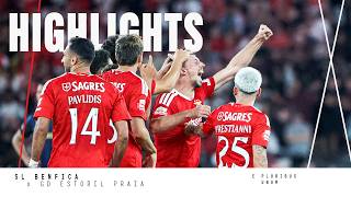 Highlights | SL Benfica 2-1 GD Estoril Praia | Liga Portugal Betclic