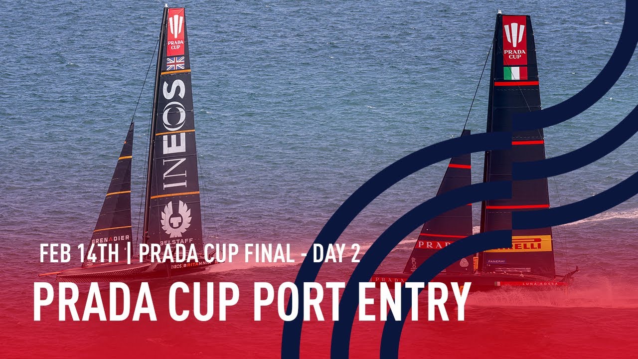 🔴 PRADA Cup Port Entry Stern Camera | Final Day 2