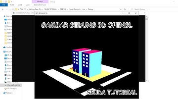 PROJECT OPENGL - Gambar Gedung 3D di OpenGL Menggunakan Bahasa C++
