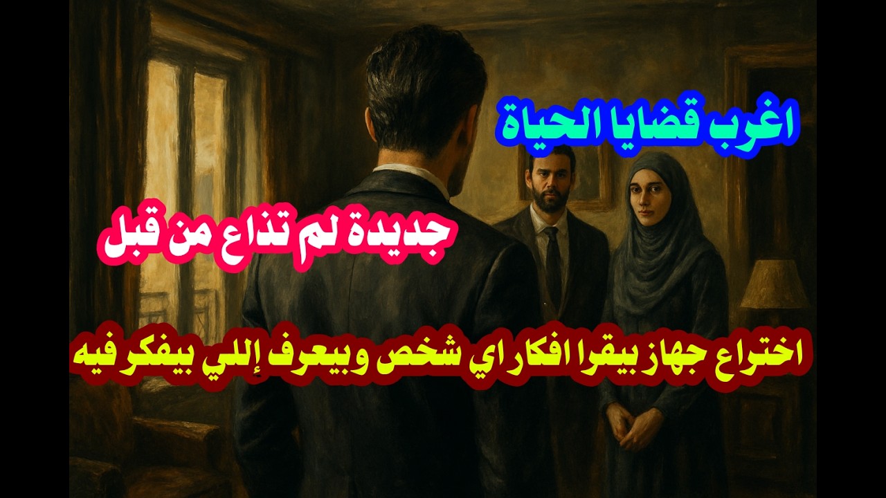 اغرب قضايا الحياة اختراع جهاز بيقرا افكار اي شخص وبيعرف إللي بيفكر فيه