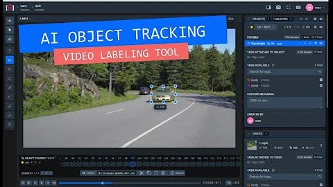 Video annotation tool with AI object tracking